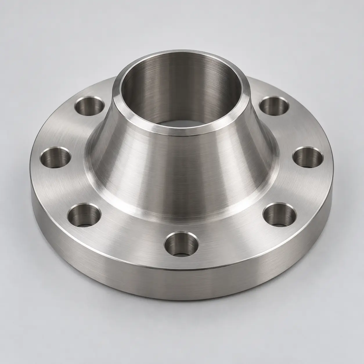 Representative AI-generated stainless steel weld-neck flange