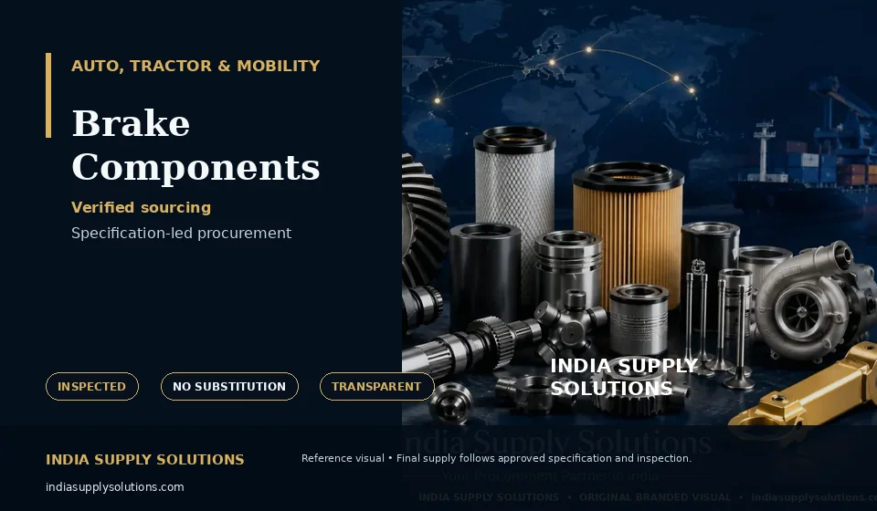 Brake Components — India Supply Solutions sourcing visual