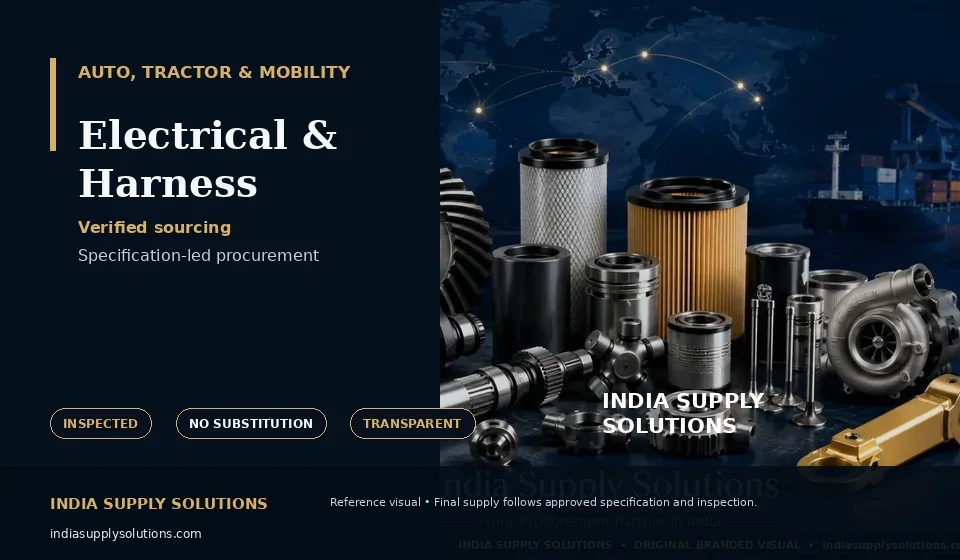 Electrical & Harness — India Supply Solutions sourcing visual