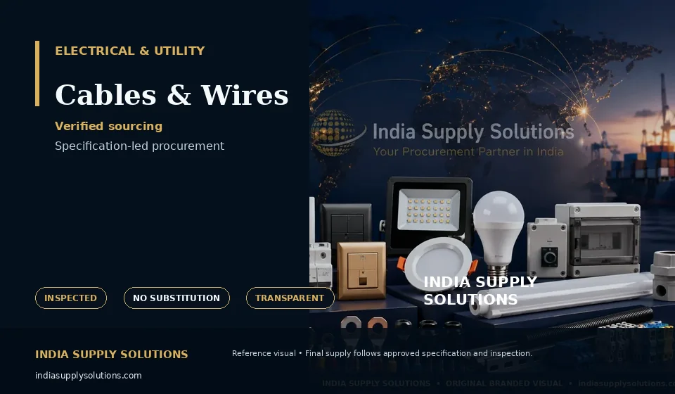 Cables & Wires — India Supply Solutions sourcing visual