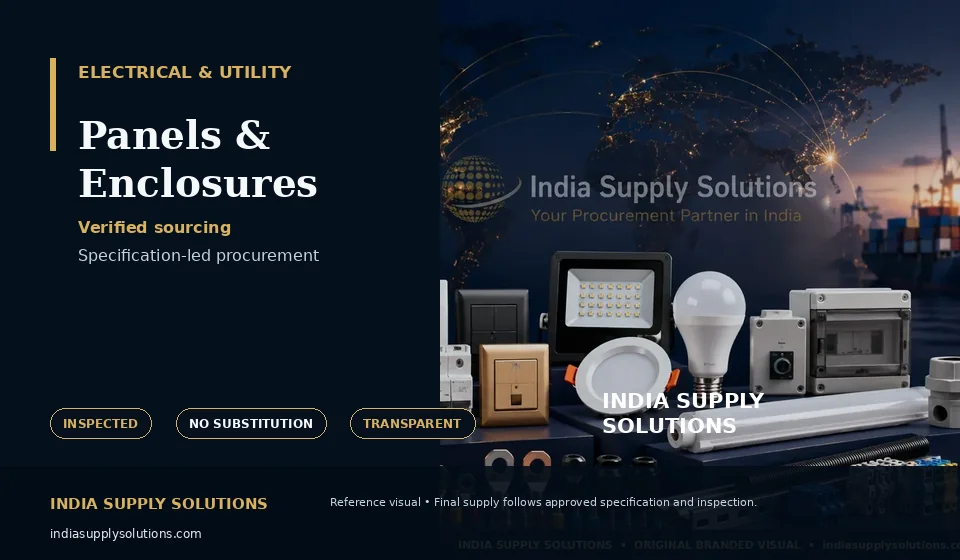 Panels & Enclosures — India Supply Solutions sourcing visual