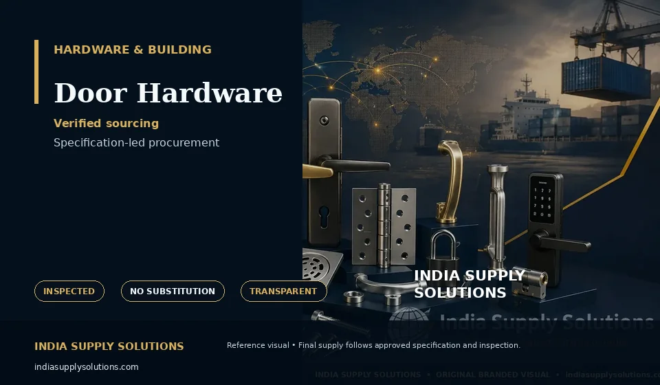 Door Hardware — India Supply Solutions sourcing visual