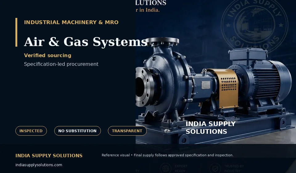 Air & Gas Systems — India Supply Solutions sourcing visual