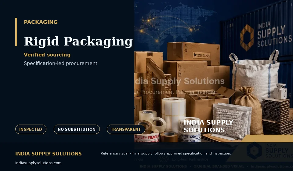 Rigid Packaging — India Supply Solutions sourcing visual