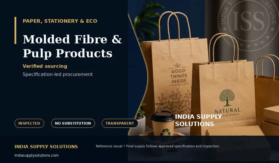 Molded Fibre & Pulp Products — India Supply Solutions sourcing visual