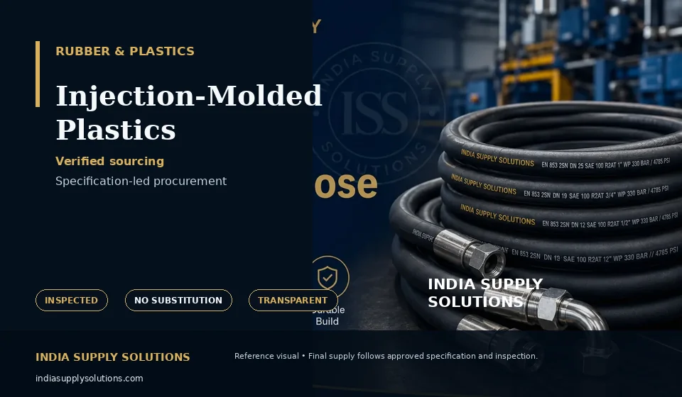 Injection-Molded Plastics — India Supply Solutions sourcing visual
