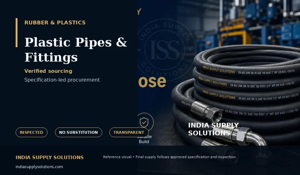 Plastic Pipes & Fittings — India Supply Solutions sourcing visual
