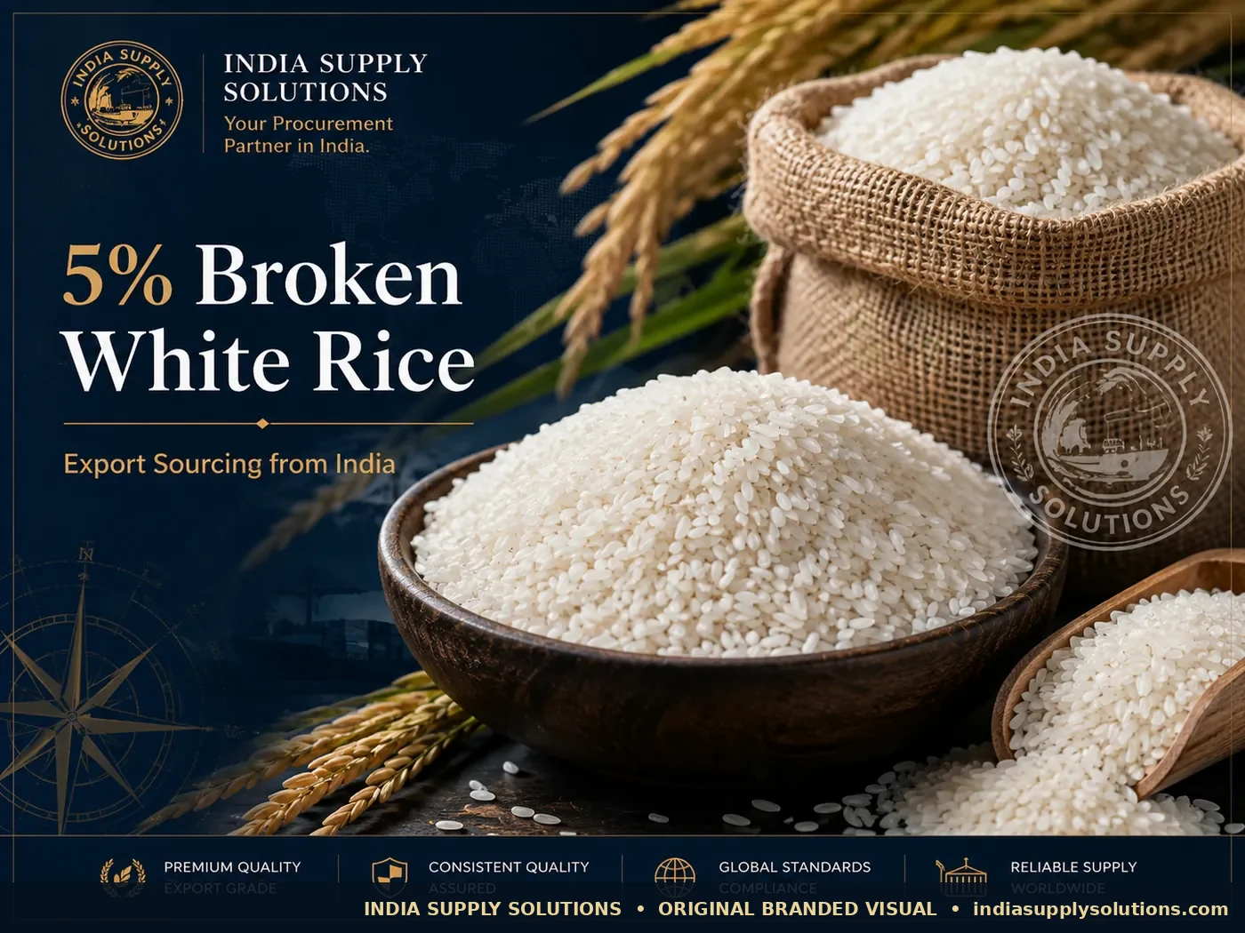 5% Broken White Rice representative product image
